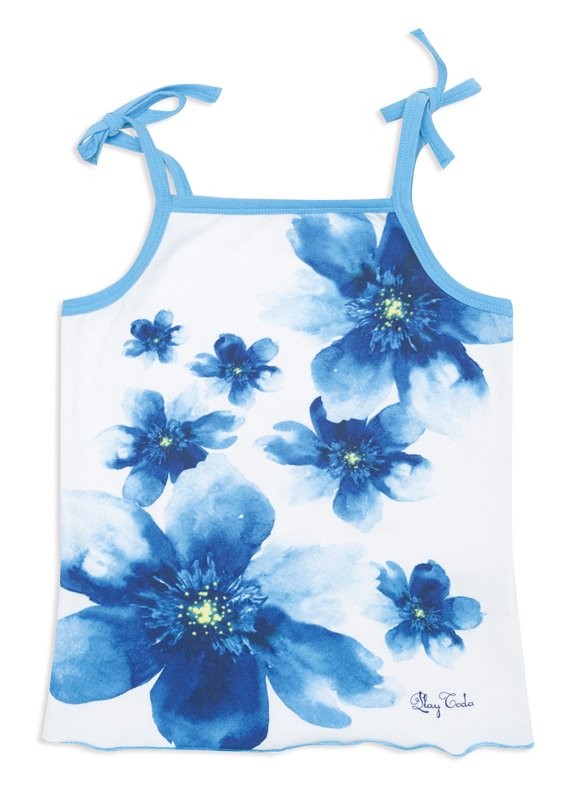 Топ трикотажный для девочек | Незабудки | PlayToday