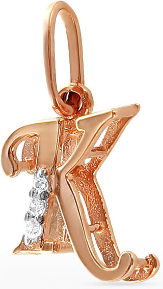 Подвеска с буквой из золота | Алтын
