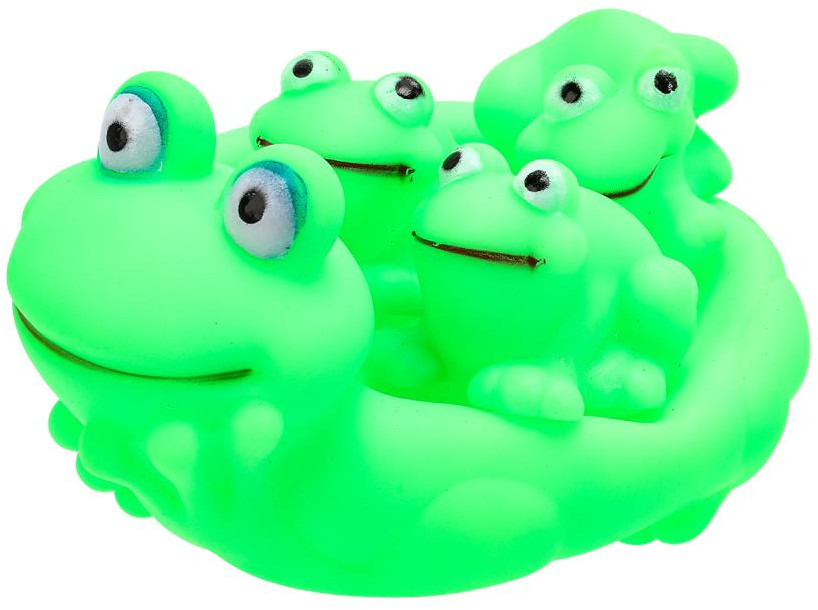 Набор игрушек для купания «Лягушка-мыльница» | Капитошка
