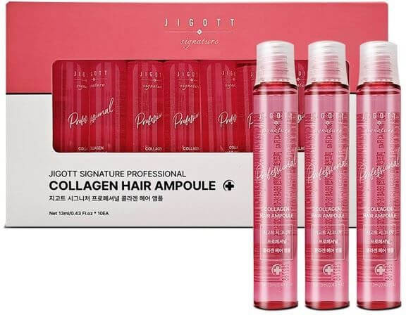 Ампульный филлер для волос с коллагеном «Signature Professional Collagen Hair Ampoule» | Jigott