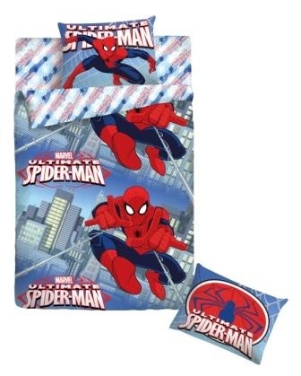 Детский комплект постельного белья "Spider Man" (1,5-спальный, ранфорс, 1 наволочка 50х70) | Free Style MARVEL | НордТекс