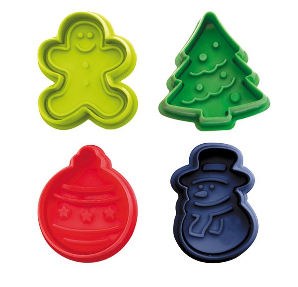 Форма для печенья «Christmas» (4 шт) | IBILI
