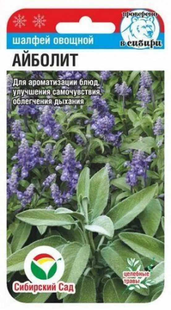 Семена шалфея овощного «Айболит» | Сибирский Сад
