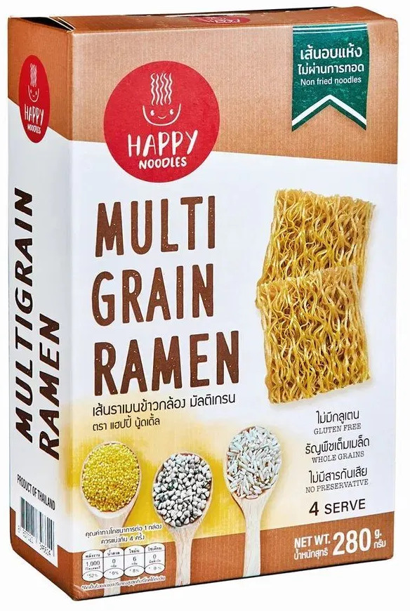 Лапша цельнозерновая «Multigrain ramen» | Happy Noodles