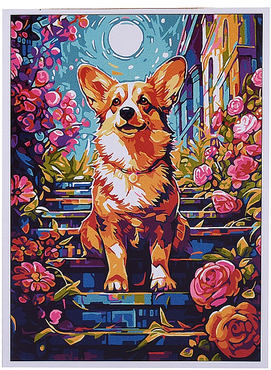 Картина по номерам «Маленький друг» | Lori