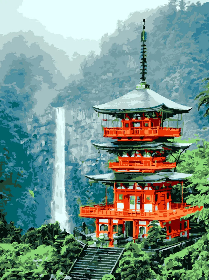 Картина по номерам «Китай» | Lori