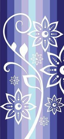 Полотенце махровое пестротканое Романтика "Мистери" (хлопок, размер 60х130 см)