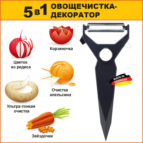 Овощечистка-декоратор