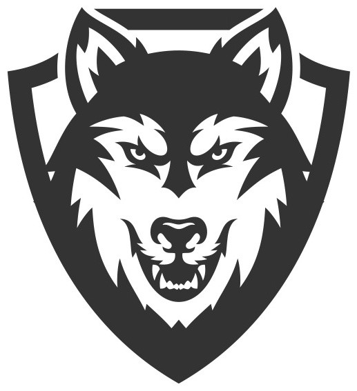 Наклейка на автомобиль «Волк»