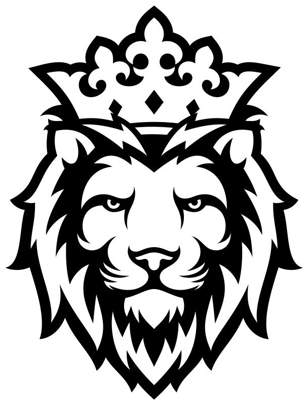 Наклейка на автомобиль «Лев»