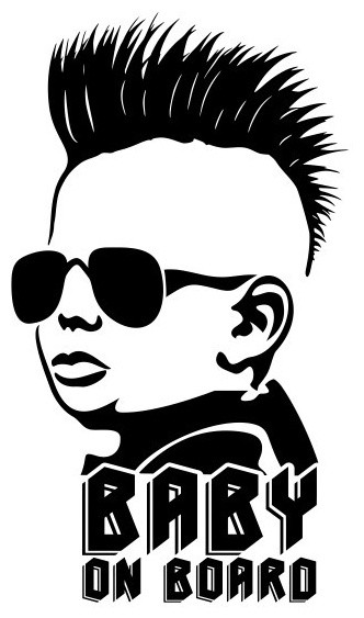 Наклейка на автомобиль «Ребенок в машине»