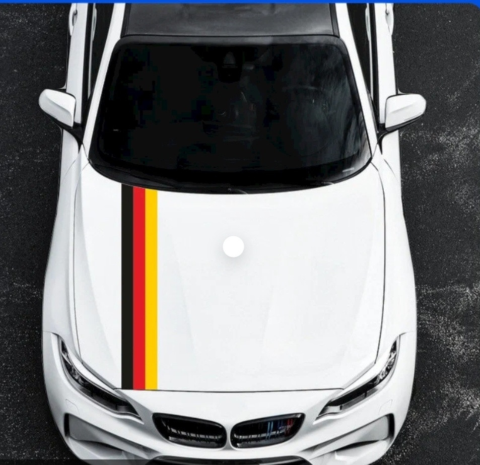 Наклейка на автомобиль «Цветные линии»