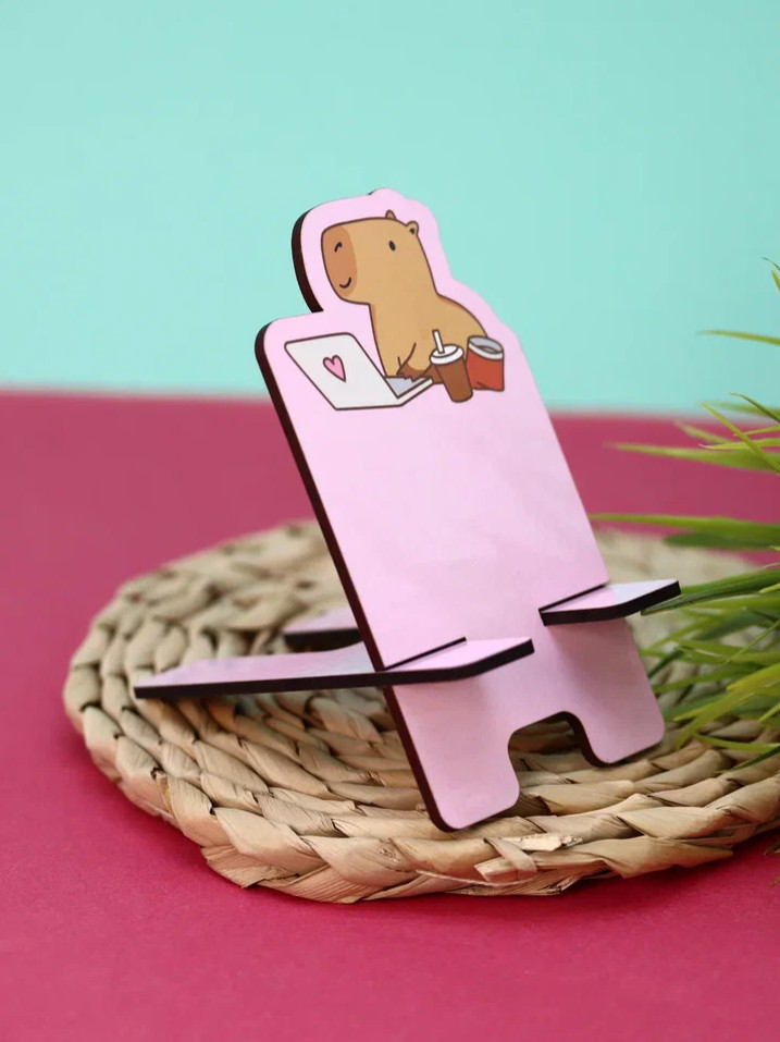 Подставка под телефон и планшет «Capybara works» | Toki