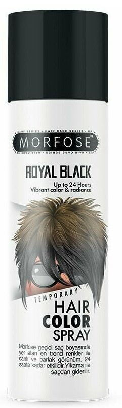 Спрей цветной для волос «Royal Black» | Morfose