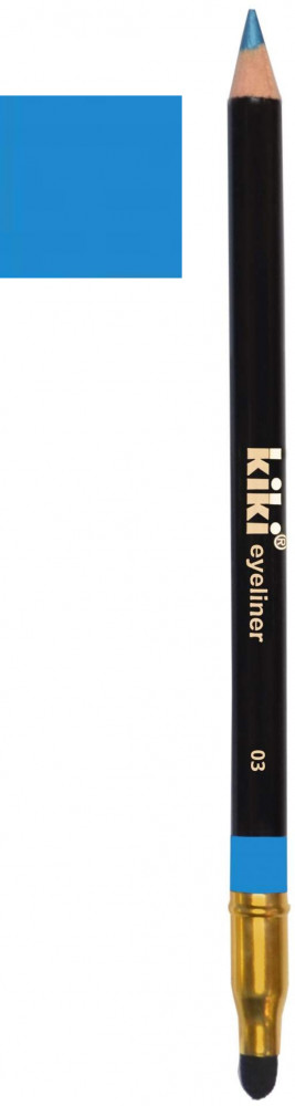 Карандаш для глаз с аппликатором «Eyeliner», оттенок 03 Бирюзовый | Kiki