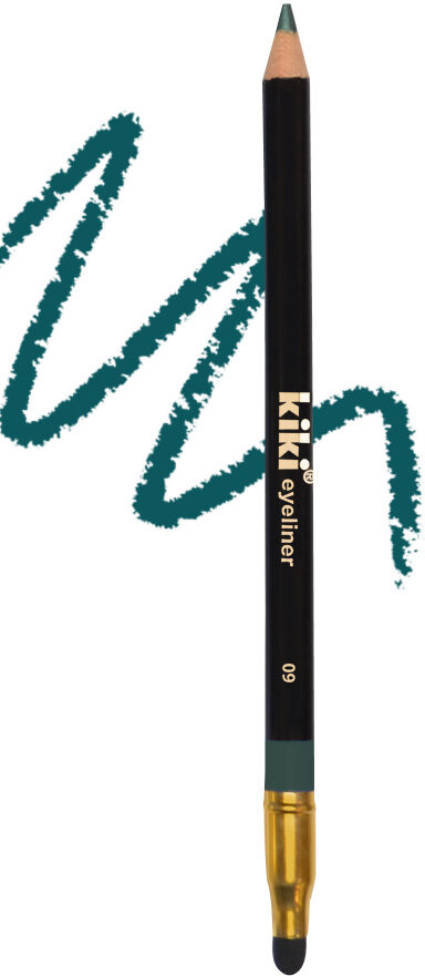 Карандаш для глаз с аппликатором «Eyeliner», оттенок 09 Темно-зеленый | Kiki