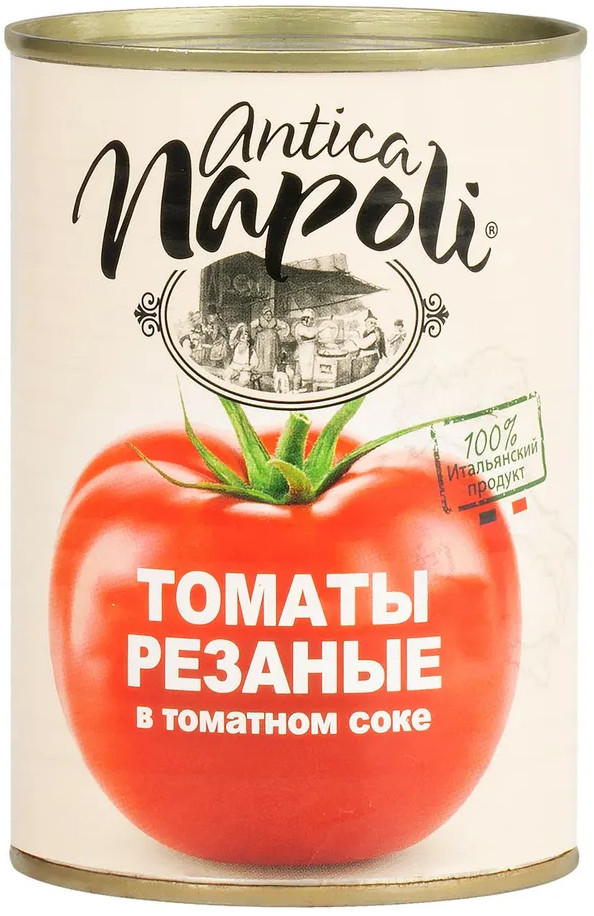 Томаты резаные кубиками в томатном соке | Antica Napoli