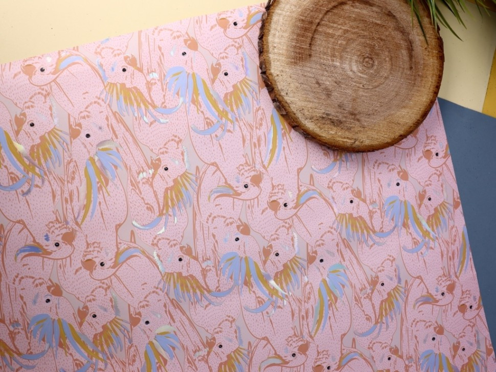 Бумага упаковочная «Parrot» | Toki