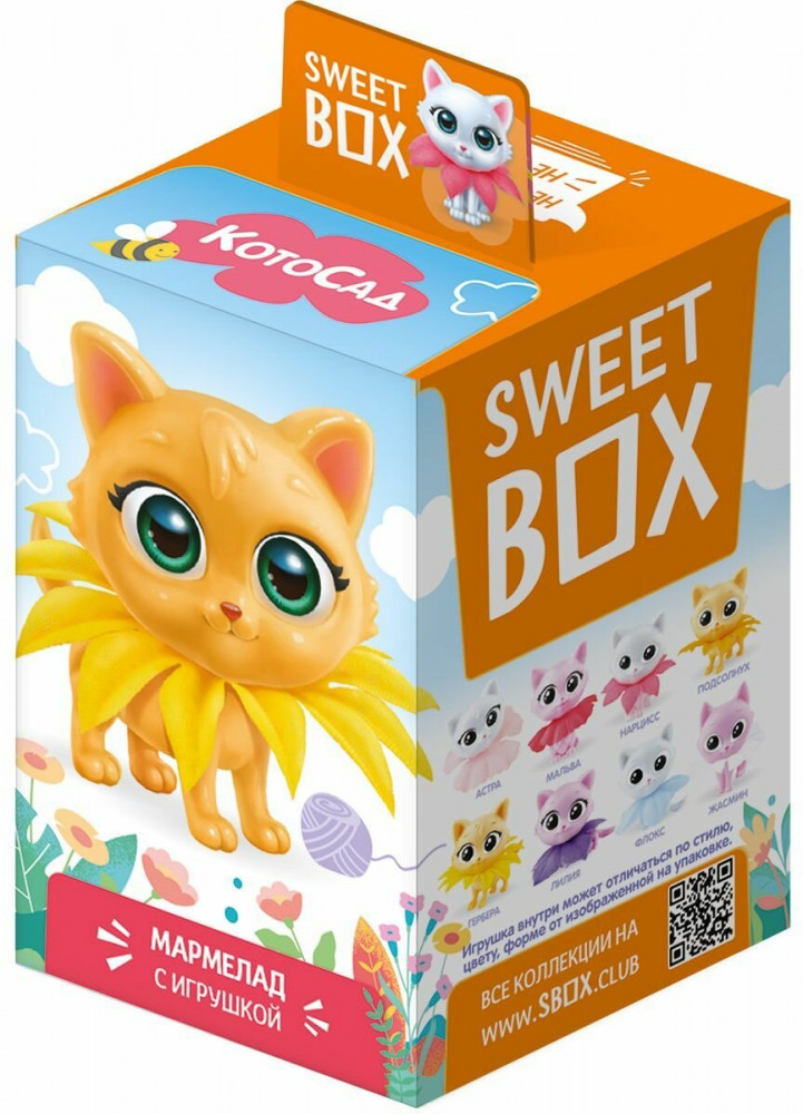 Мармелад с игрушкой «Котосад» | Sweet box