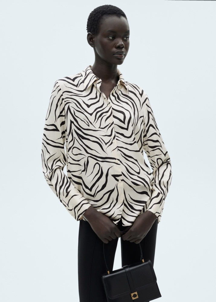 Рубашка женская | MANGO