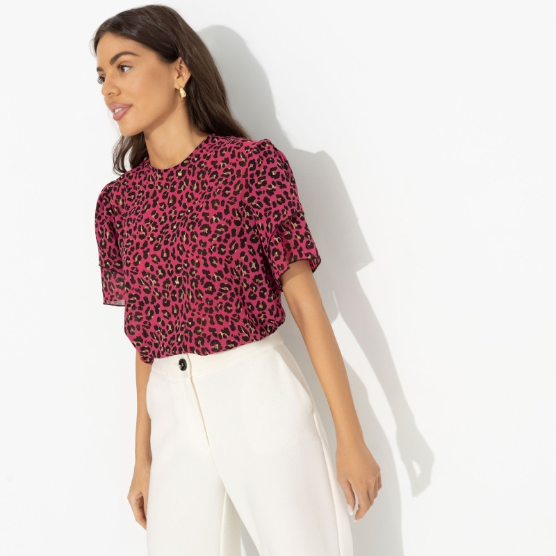 Блуза с дизайнерскими рукавами женская «Открыта фантазиям» | Charutti