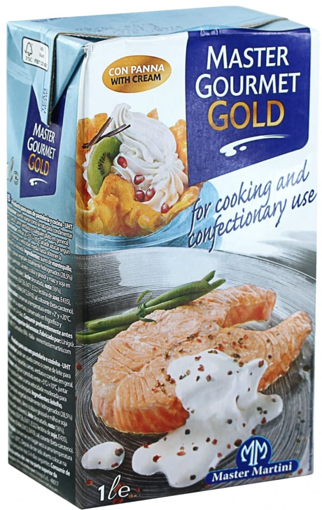 Крем на растительных маслах для взбивания «Master Gourmet Gold» | Master Martini