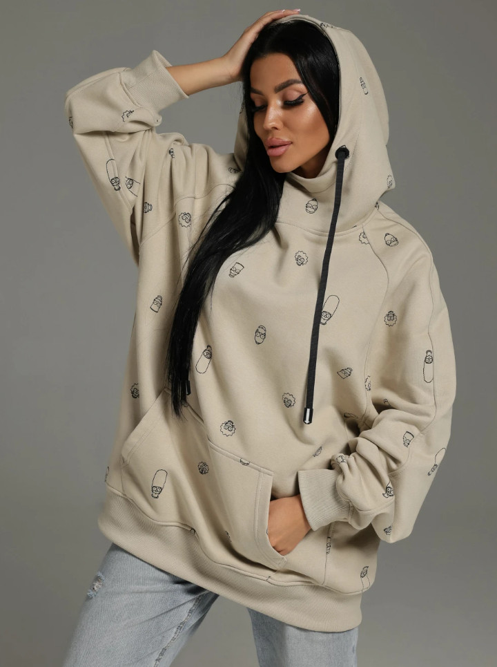 Худи женское «Ваниль» | Lovetex.store