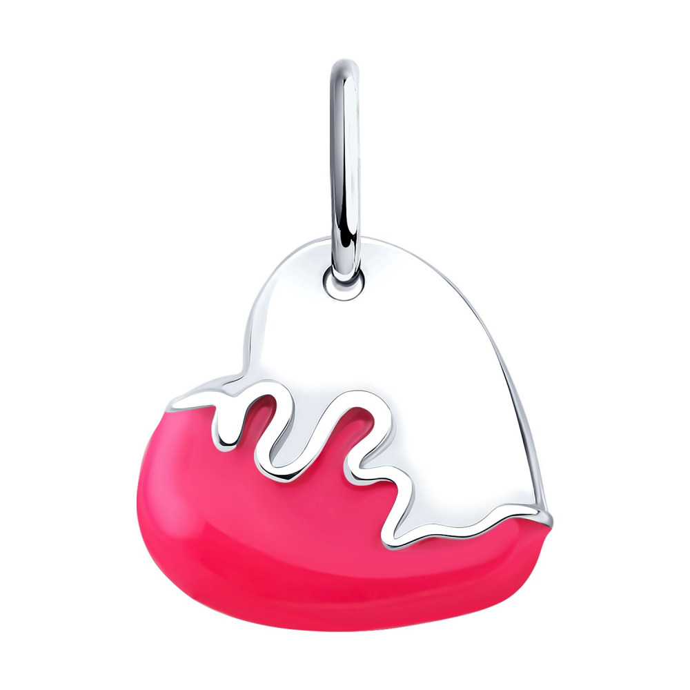 Подвеска из серебра с эмалью | Diamant