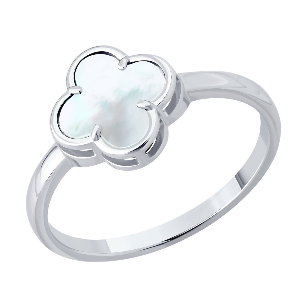 Кольцо из серебра с перламутром | SOKOLOV