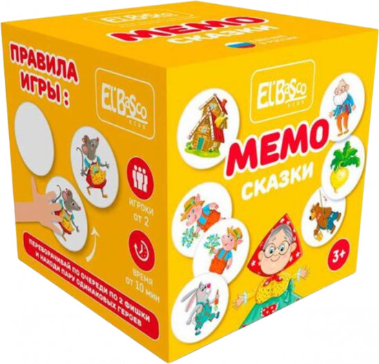 Игра настольная «Мемо. Сказки»