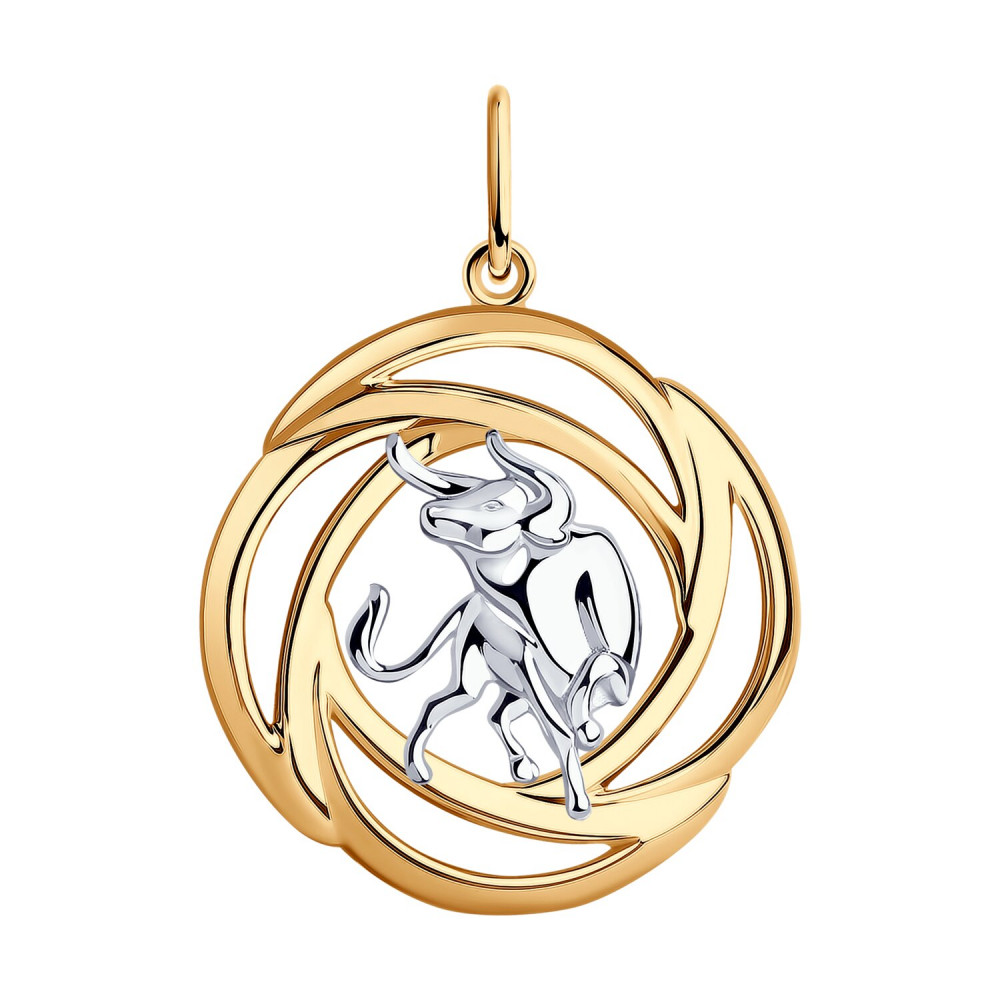 Подвеска из золочёного серебра | Diamant