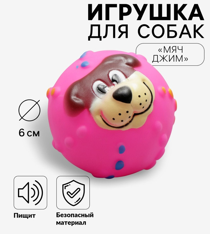 Игрушка для собак «Мяч Джим» | Пижон