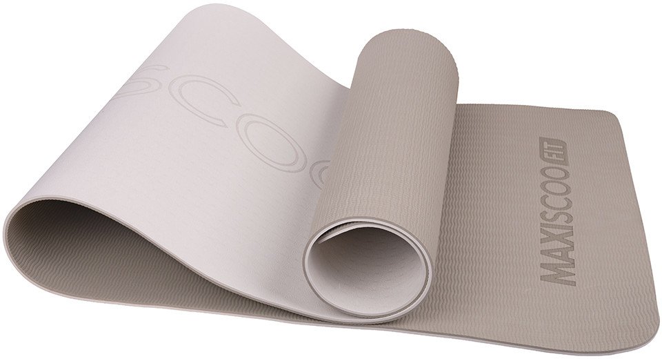 Коврик для йоги и фитнеса с ремешком | Fit | Maxiscoo