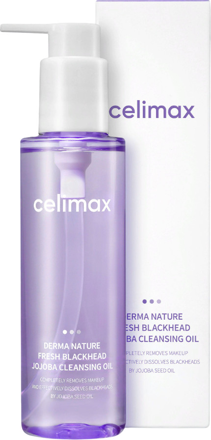 Гидрофильное масло «Derma Nature Fresh Blackhead Jojoba Cleansing Oil» | Celimax
