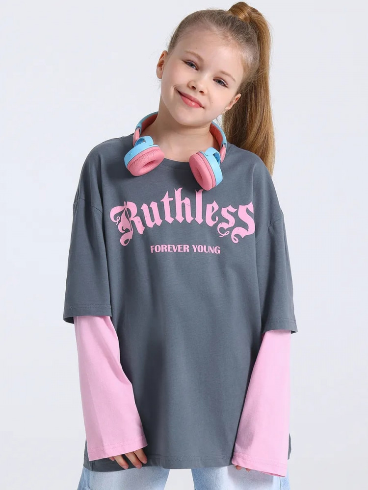 Лонгслив для девочек | Взрослые дети | Апрель