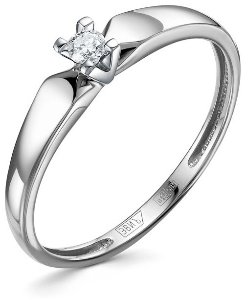 Кольцо из золота с бриллиантом | Family Jewelry