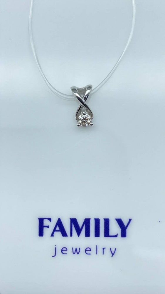 Подвеска из золота с бриллиантом | Family Jewelry