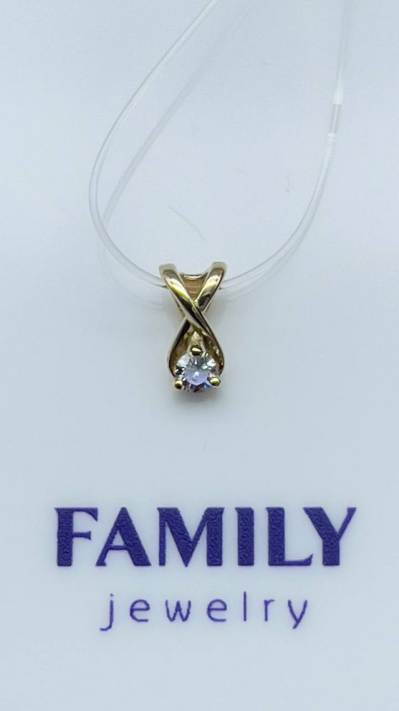 Подвеска из золота с бриллиантом | Family Jewelry