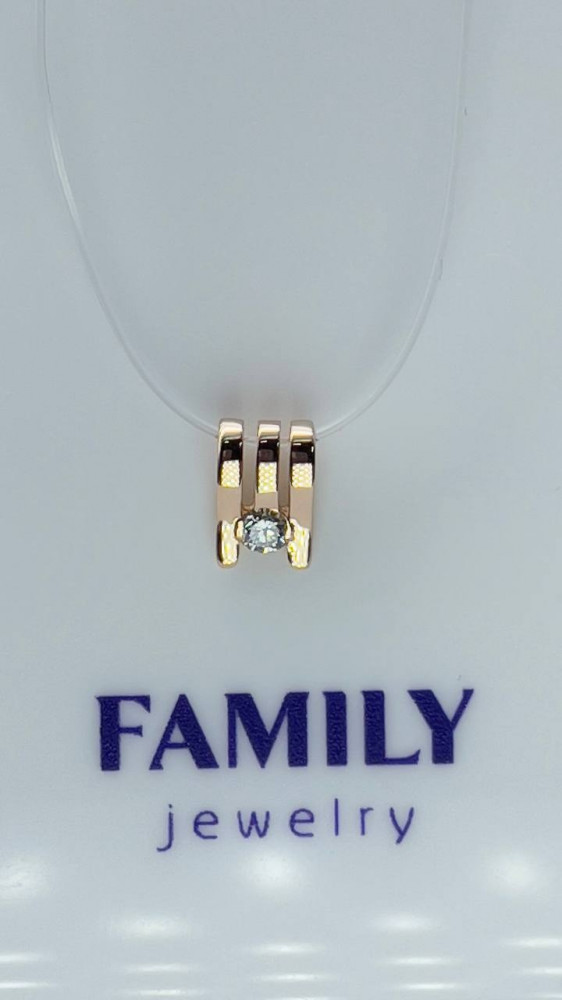 Подвеска из золота с бриллиантом | Family Jewelry