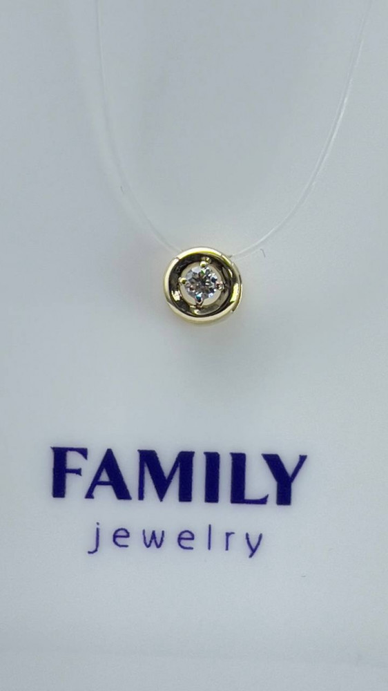 Подвеска из золота с бриллиантом | Family Jewelry