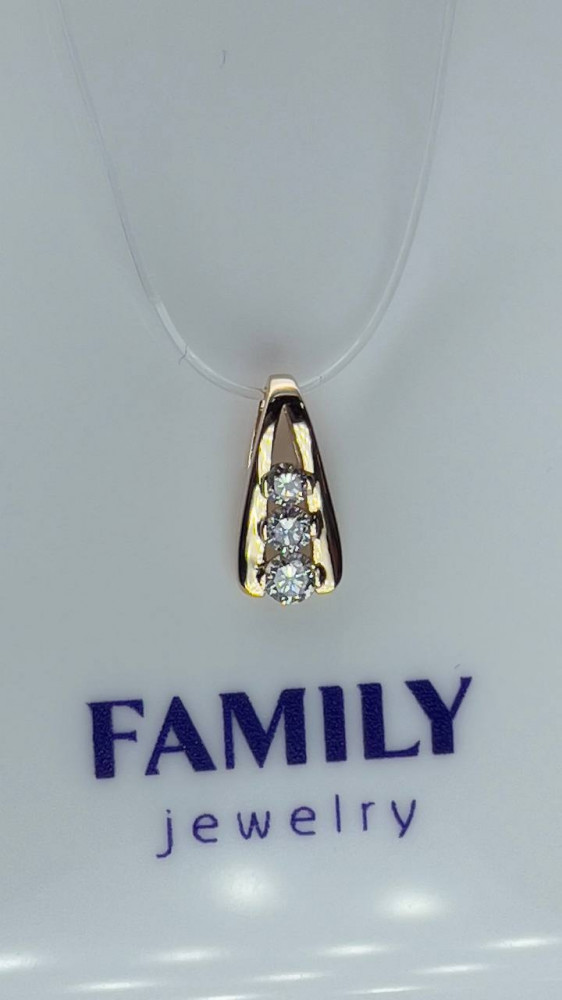 Подвеска из золота с бриллиантами | Family Jewelry