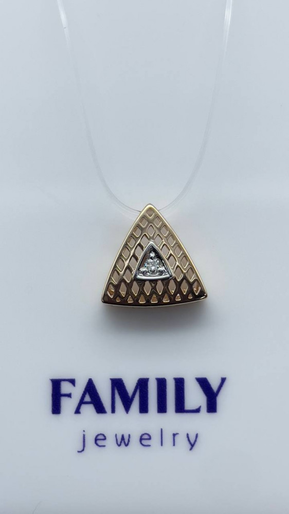 Подвеска из золота с бриллиантом | Family Jewelry