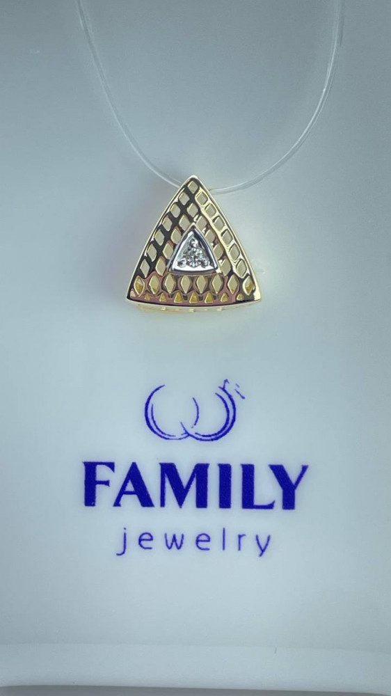 Подвеска из золота с бриллиантом | Family Jewelry