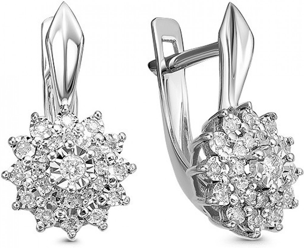 Серьги из золота с бриллиантами | Family Jewelry