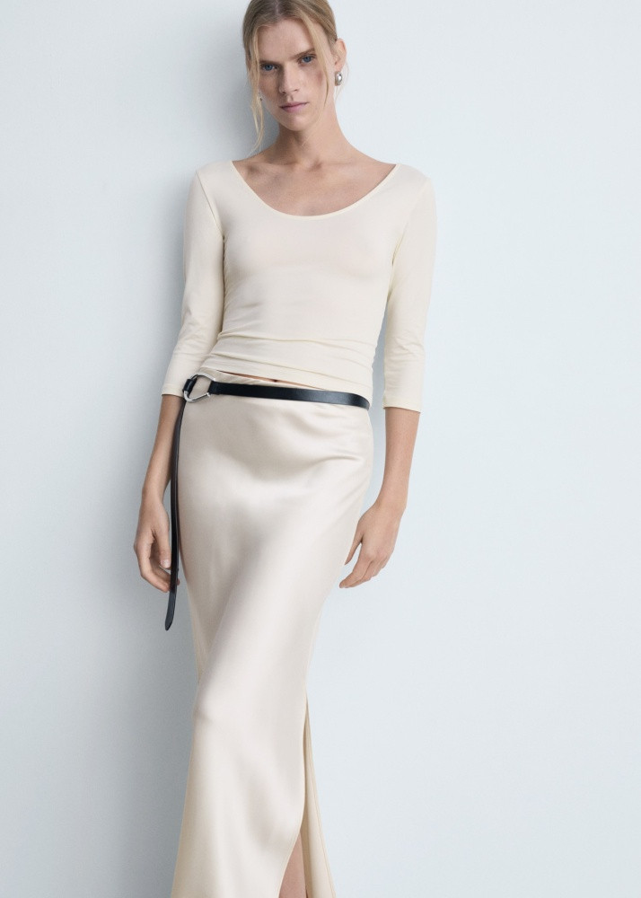 Лонгслив женский | MANGO