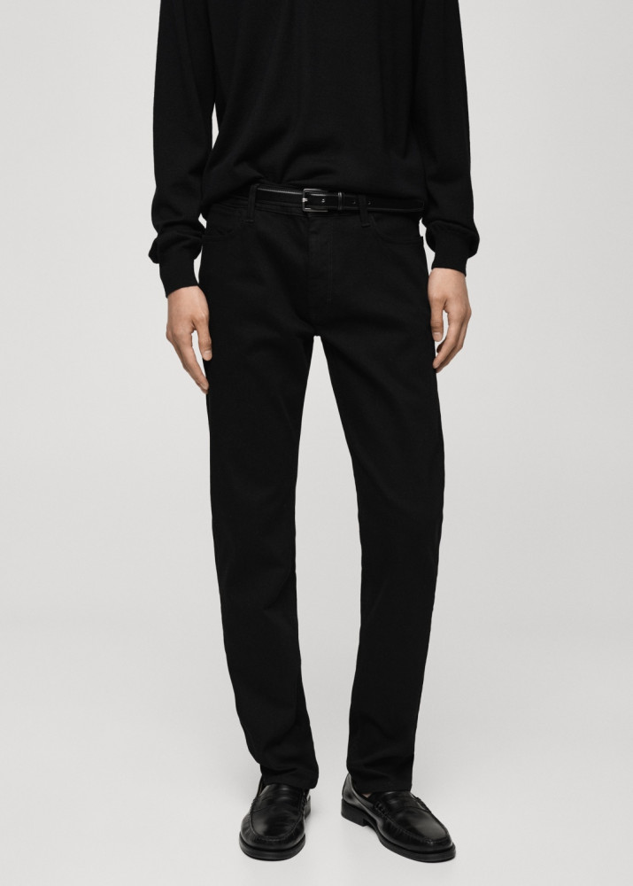 Джинсы прямые мужские | MANGO