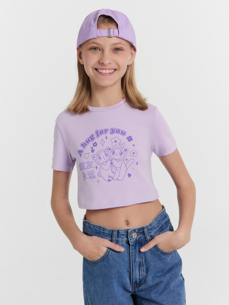 Футболка для девочек укороченная | Mark Formelle