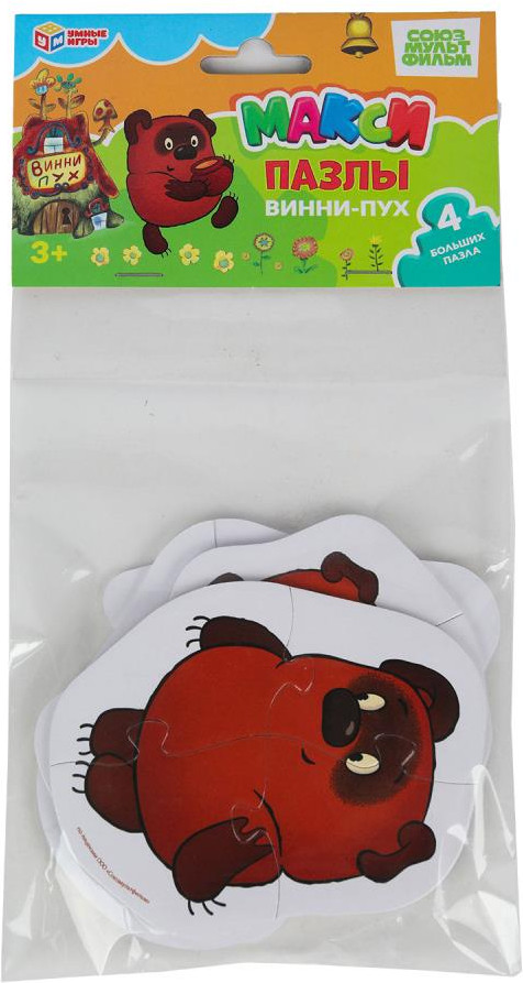 Макси-пазлы «Винни-Пух» | Союзмультфильм | Умные игры