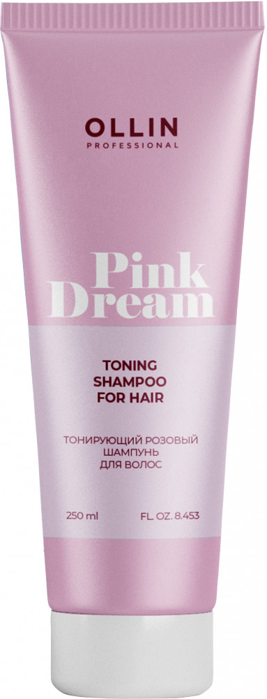 Шампунь для волос тонирующий розовый «Toning Shampoo For Hair» | Pink Dream | Ollin Professional