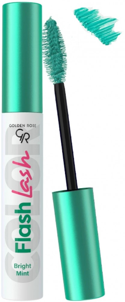 Тушь для ресниц «Flash Lash Colored», оттенок 01 Bright Mint | Golden Rose